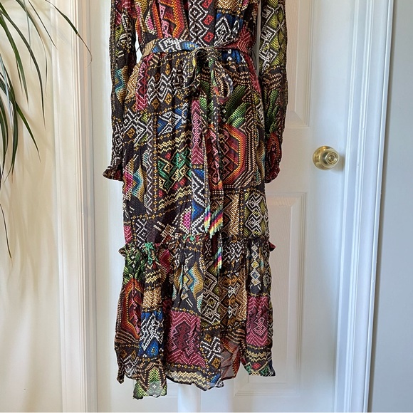 Farm Rio Dress Rauti Midi Dress in Small Multicolor - Picture 9 of 16